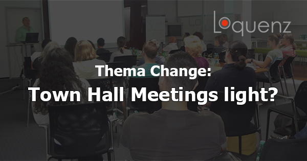Town Hall Meetings light - Change