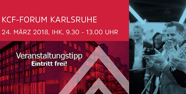 Veranstaltung im KCF-Forum IHK Karlsruhe 2018 mit Stephan Teuber