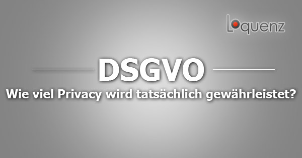 Beitragsbild DSGVO Privacy