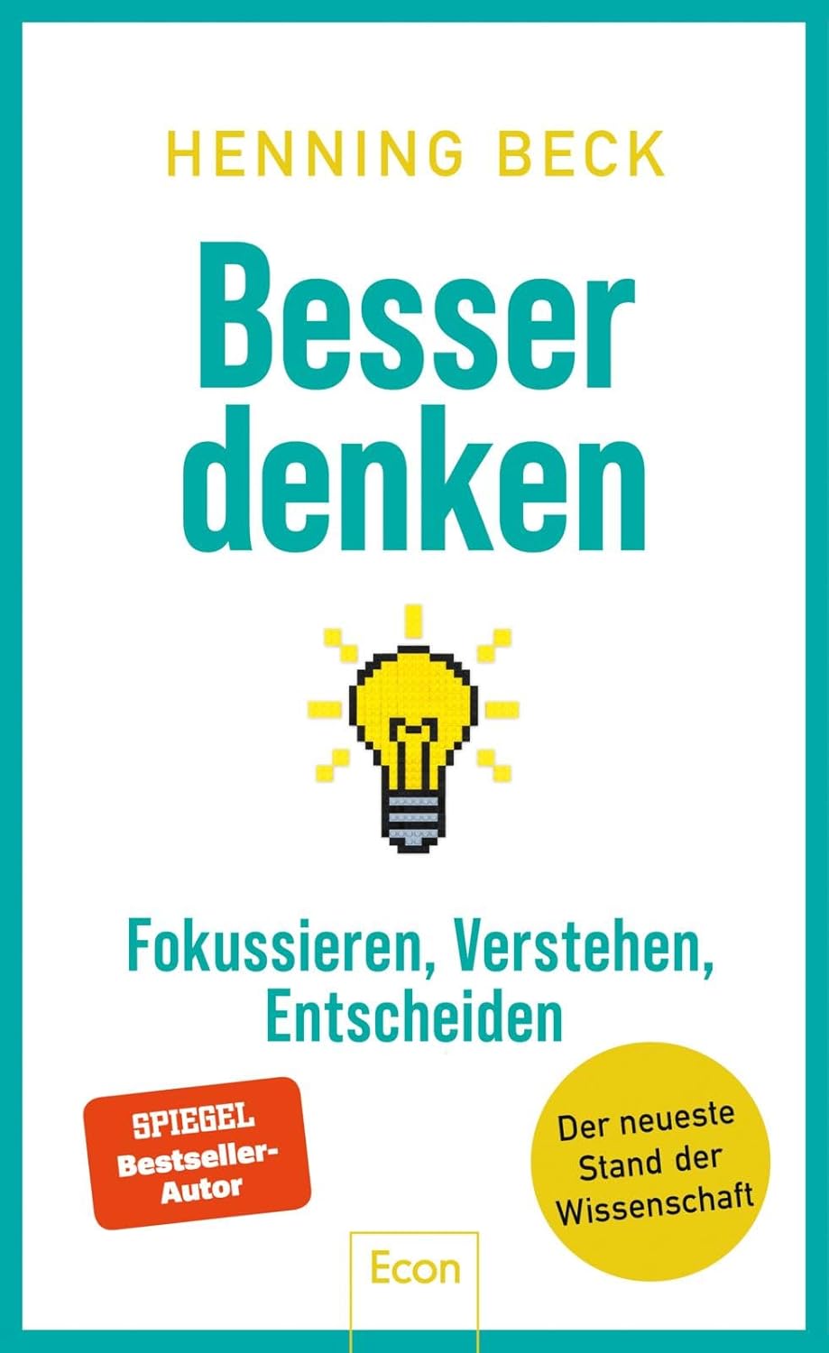 COVER Besser Denken fokussieren verstehen entscheiden 2025