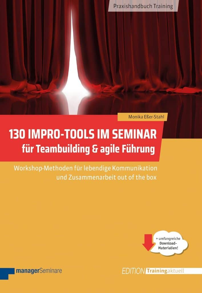 Cover 130 Impro-Tools Teambuilding Kommunikation agile Fuehrung Zusammenarbeit 2026